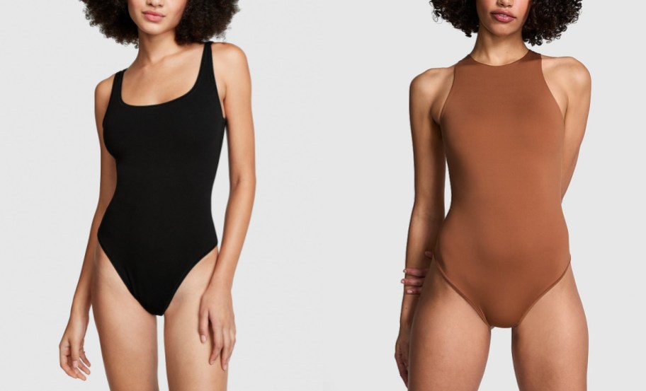 VS body suits in black and grown
