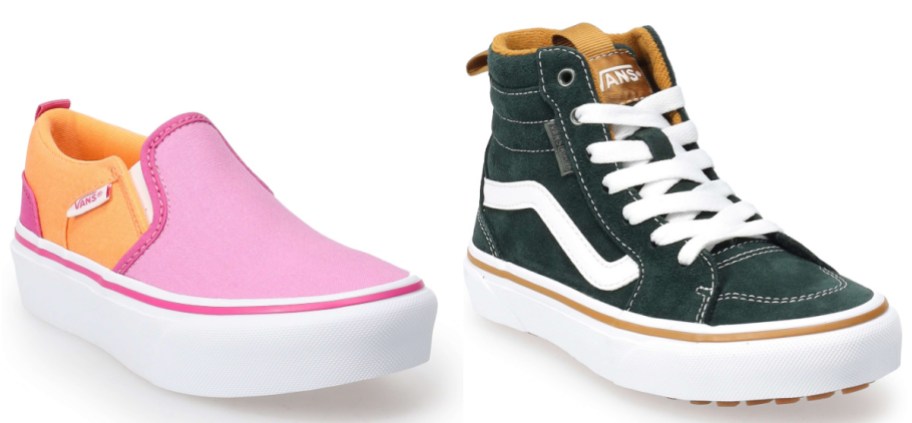 Vans girl and boy shoes