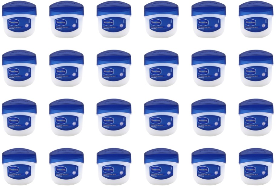 24 mini jars of Vaseline Original Skin Protecting Jelly
