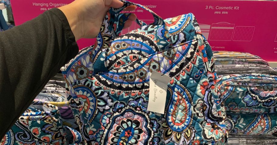 Vera Bradley Outlet Sale: Grab $24.99 Hanging Cosmetics Organizers, Totes, & More
