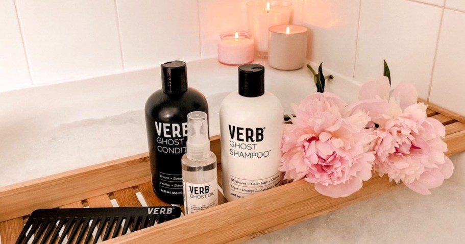 Up to 45% off Verb Haircare + Free Sample w/ Every Order | Including Viral Ghost Oil & Best-Selling Shampoos