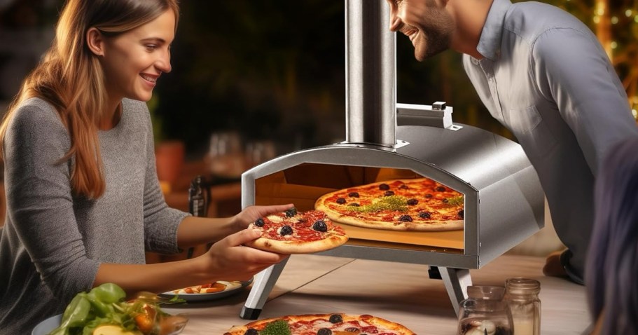 Wood Fired Portable Outdoor Pizza Oven Only $92.99 Shipped on Amazon (Reg. $140)