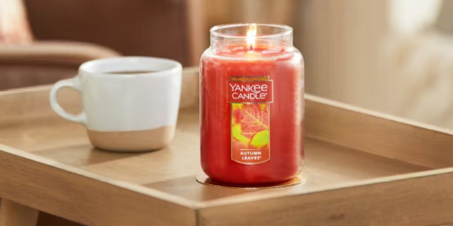 50% Off Yankee Candle Sale | Large Jar Candles Just $15.50 + More