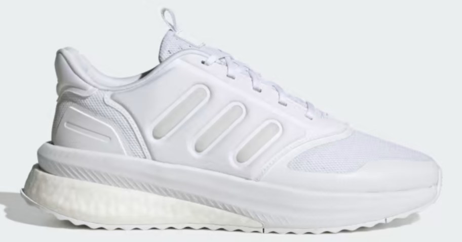 solid white men's adidas shoe