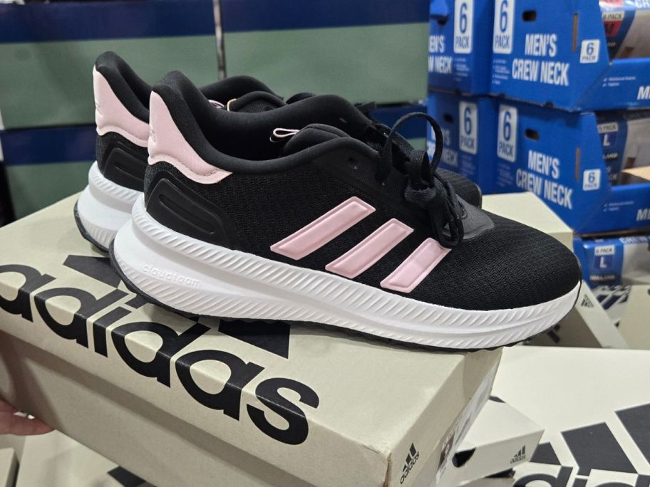 adidas Ladies' XPLR Path Sneaker on box in store