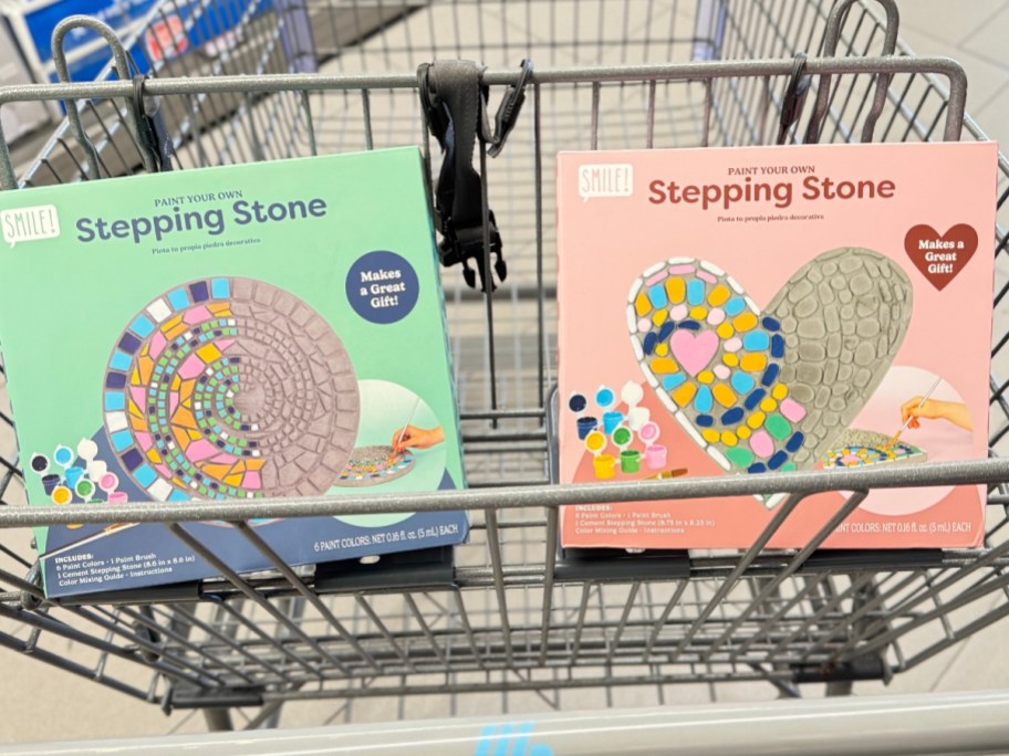 make your own stepping stones kits in shopping cart