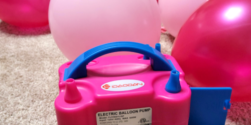 Electric Balloon Pump Just $14.99 on Amazon (Regularly $30) – Perfect for Balloon Arches!