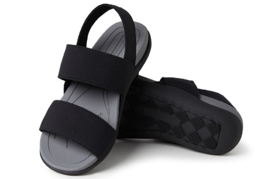 black dream foams strap sandals