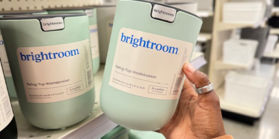 Target Brightroom Trash Cans from $5 | Cute Color Options!