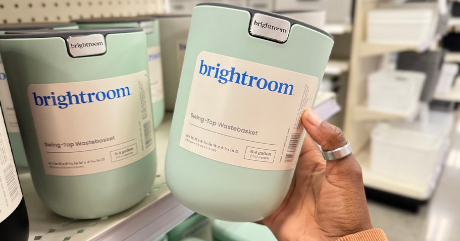 Target Brightroom Trash Cans from $5 | Cute Color Options!