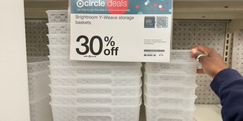 Up to 30% Off Target Storage Sale (Bins & Baskets from $1)