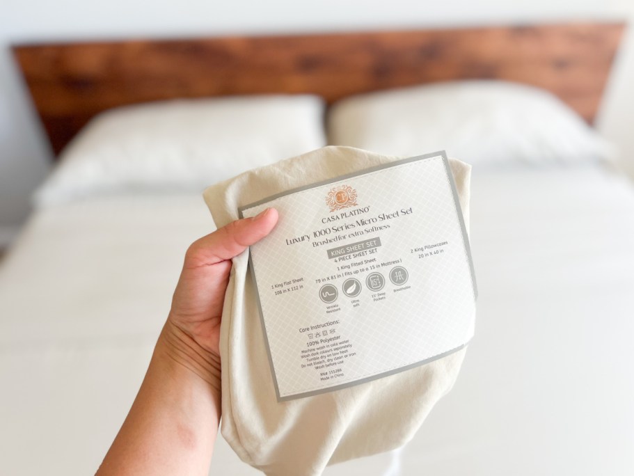 Casa Platino Sheets JUST $15 Shipped for Amazon Prime Members (Buttery Soft & Great for Hot Sleepers)