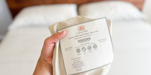 Casa Platino Sheets JUST $15 Shipped for Amazon Prime Members (Buttery Soft & Great for Hot Sleepers)