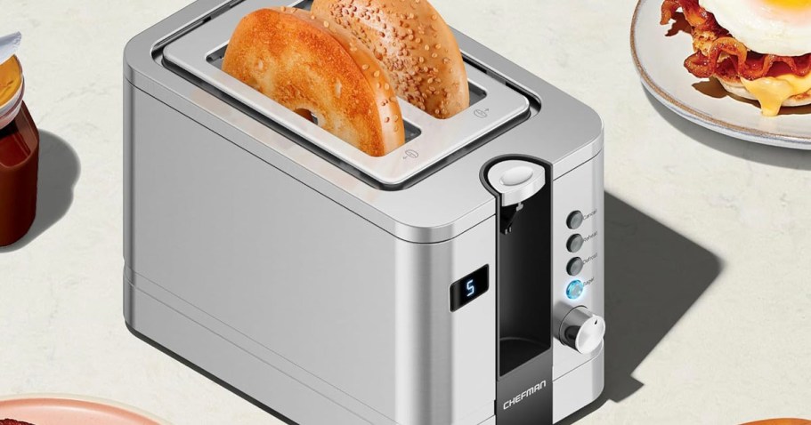 Chefman 2-Slice Digital Toaster Only $13.89 on Amazon or Walmart.com