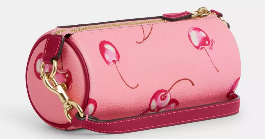 pink cherry coach bag 