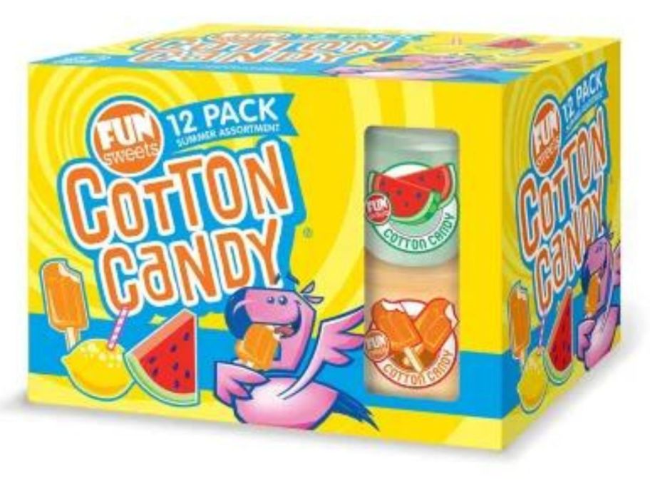 Fun Sweets Summer Cotton Candy 12-Pack stock image