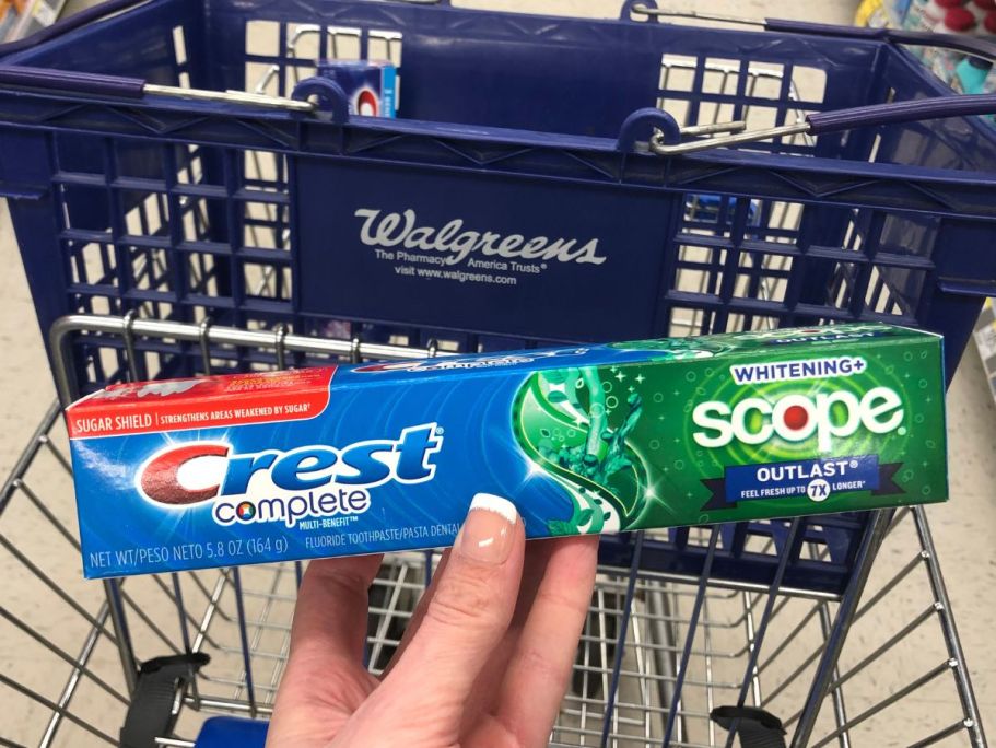 Score 3 FREE Crest Toothpastes at Walgreens (+ Make Over $5 After Rewards!)