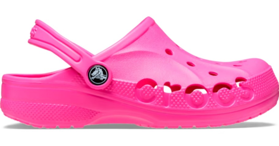hot pink color Crocs toddler clogs