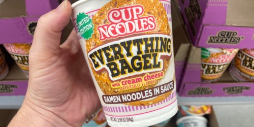 Would You Try These Limited-Edition Everything Bagel Cup Noodles?