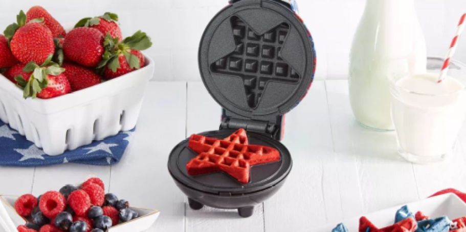 Dash Americana Mini Waffle Maker Just $6.99 on Target.com (Regularly $10)