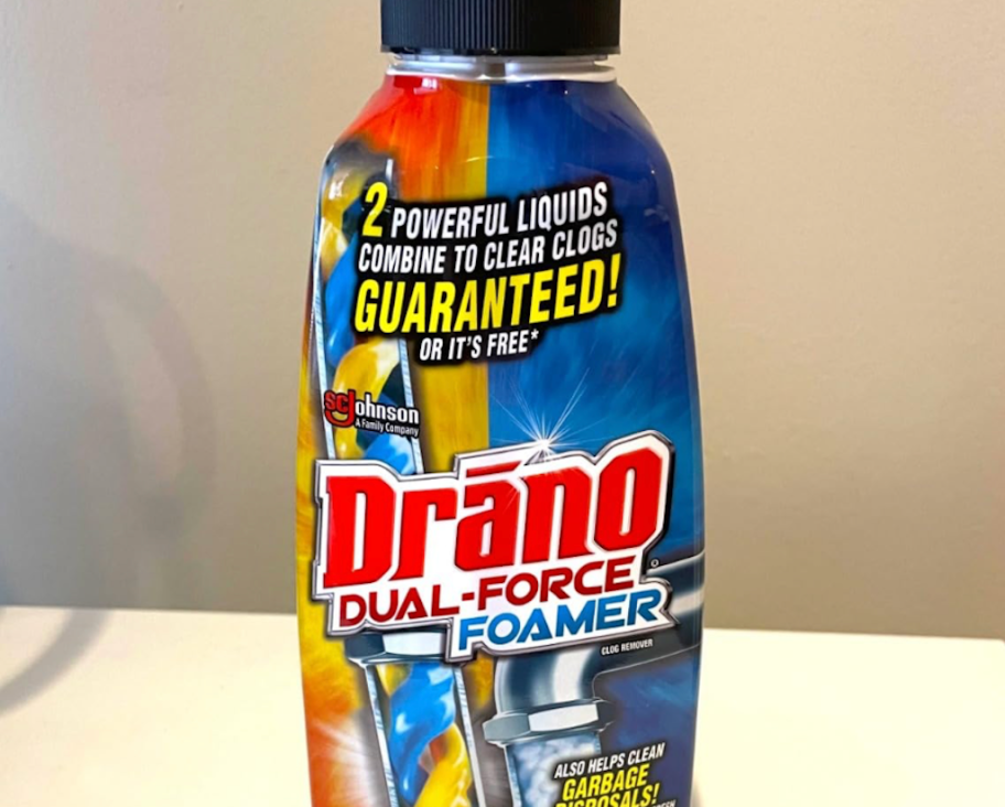 Drano Dual-Force Foamer Clog Remover & Cleaner Just $4.47 Shipped on Amazon