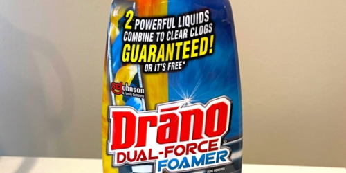 Drano Dual-Force Foamer Clog Remover & Cleaner Just $4.47 Shipped on Amazon