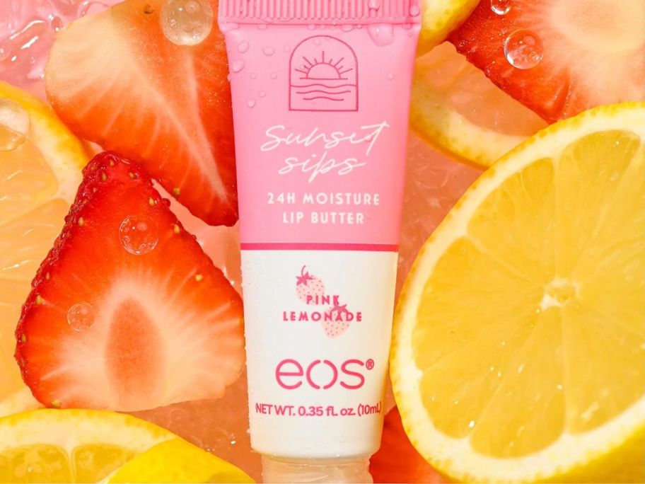 eos Sunset Sips 24-hour Moisture Pink Lemonade