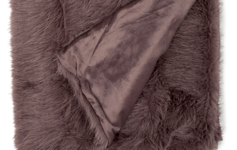faux fur throw blanket 