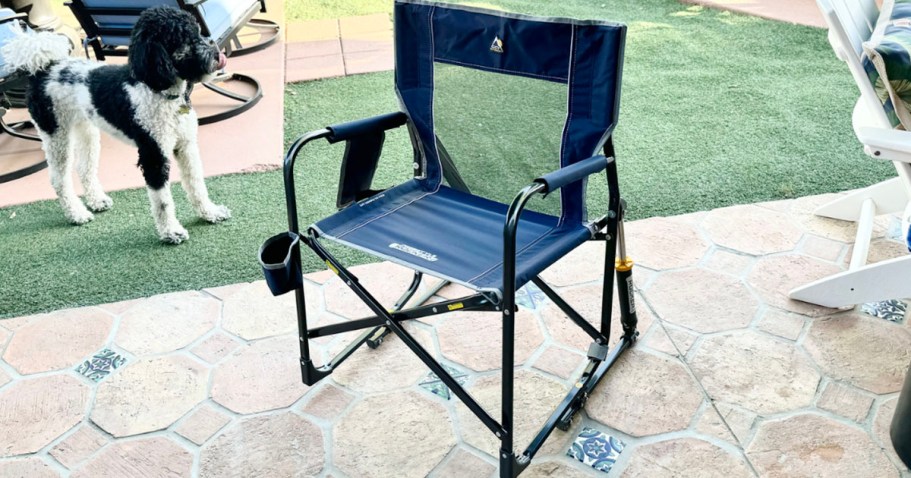 Portable Outdoor Rocking Chair w/ Cupholder from $55.48 Shipped | Today ONLY!