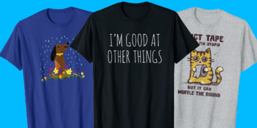 THREE Woot Graphic Tees JUST $22.98 Shipped