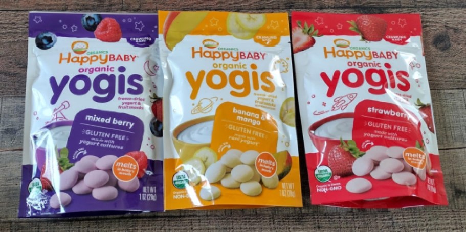 Happy Baby Yogis Snacks 3-Pack Only $6.53 Shipped on Amazon (Reg. $12)