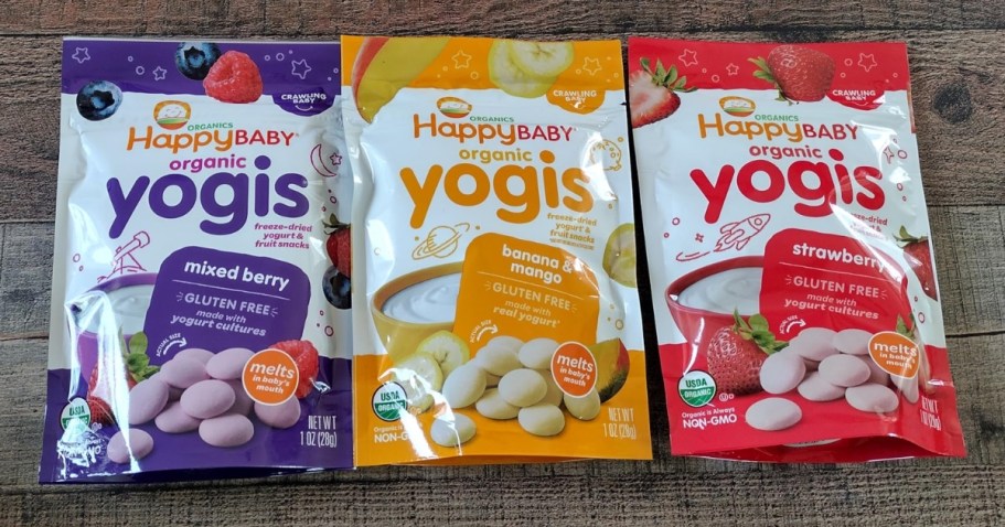 Happy Baby Yogis Snacks 3-Pack Only $6.53 Shipped on Amazon (Reg. $12)