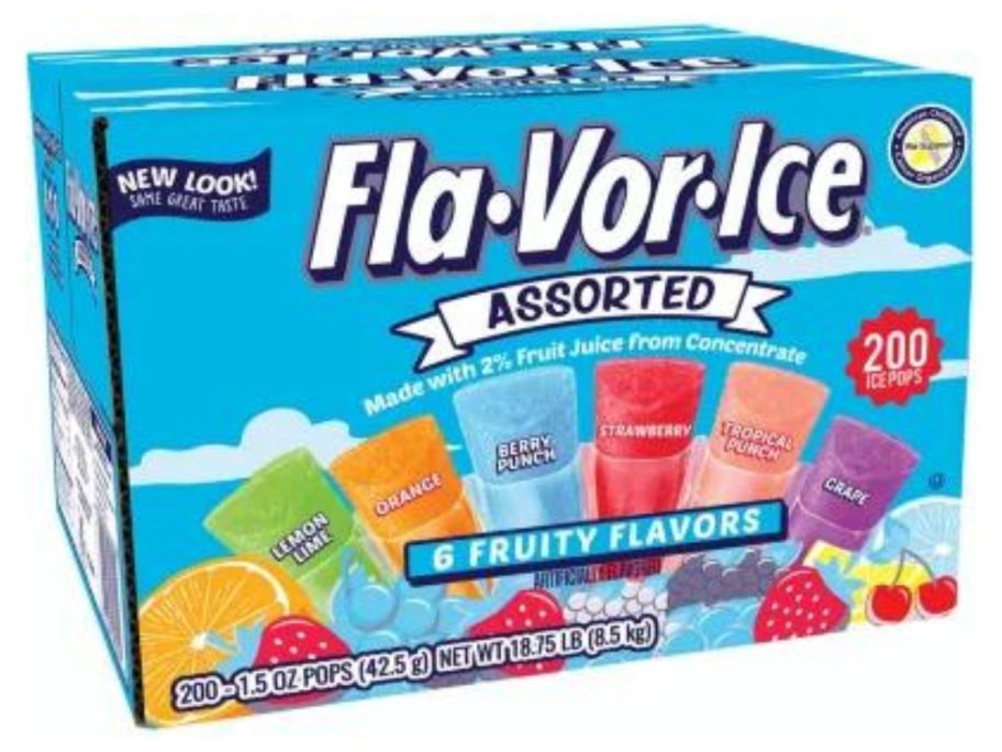 Fla-Vor-Ice Giant Pops 1.5oz 200-Pack stock image