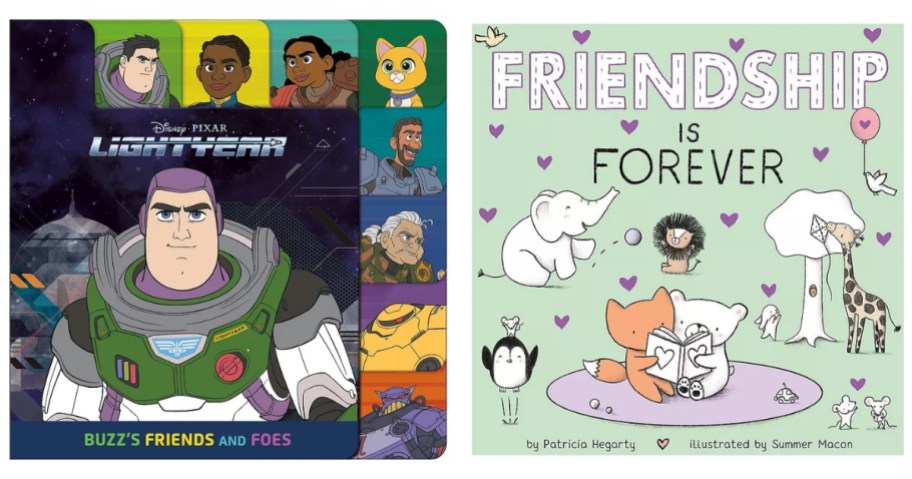 Buzz Lightyear and Friendship is Forever board books