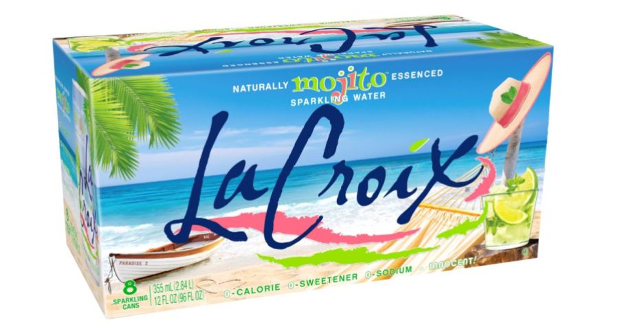 lacroix mojito 8 pack on white background