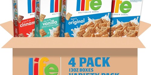 Life Cereal Variety 4-Pack Only $7 Shipped on Amazon (Reg. $13)