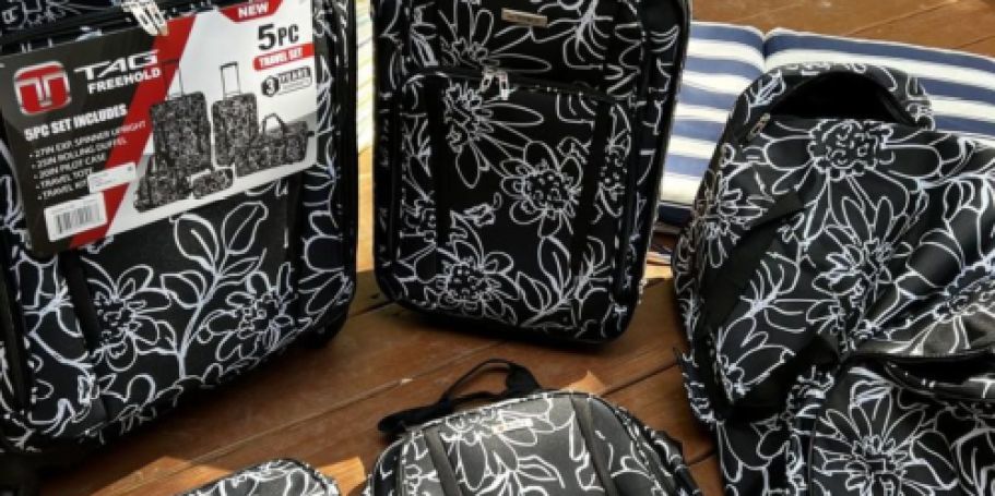 Softside Spinner Luggage 5-Piece Set Only $67.99 Shipped on Macys.com (Reg. $240)