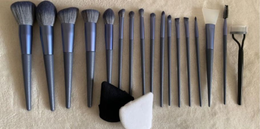 20-Piece Makeup Brush Set Only $8.99 on Amazon | Hundreds of 5-Star Reviews