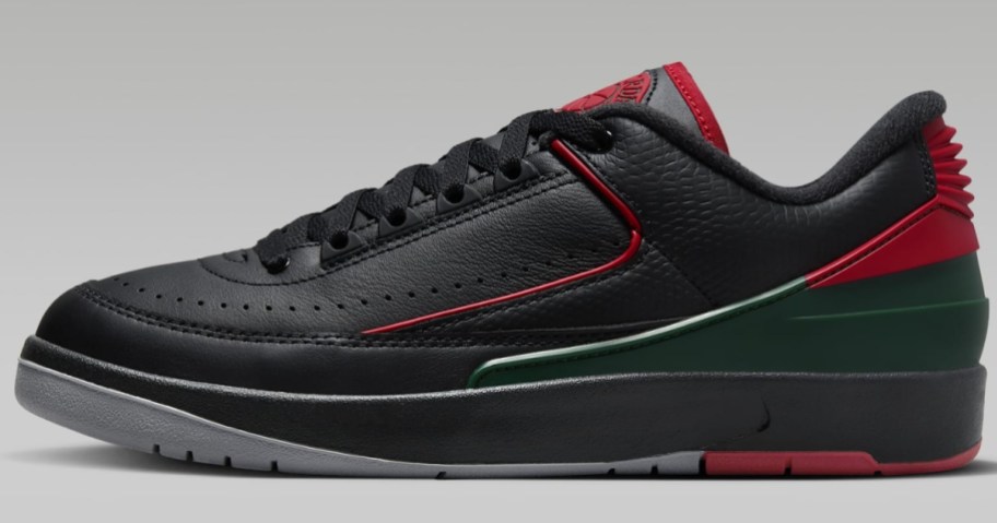 black and red men's Nike Air Jordans