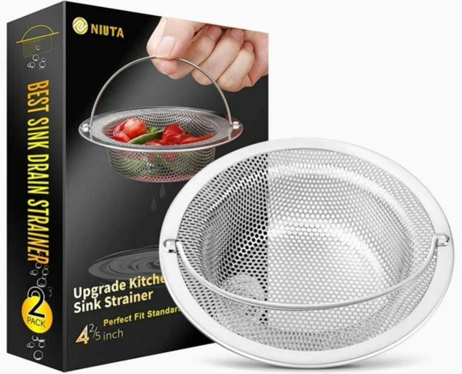 a sink drain strainer and box
