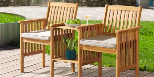 Lowe’s Patio Furniture Sale | Garden Bench w/ Table Just $199.99 (Reg. $364)