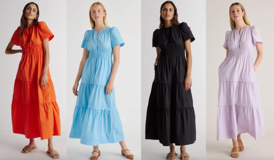Quince Cotton Tiered Maxi Dress JUST $69.90 Shipped | $100 Less than Similar Anthropologie Dress
