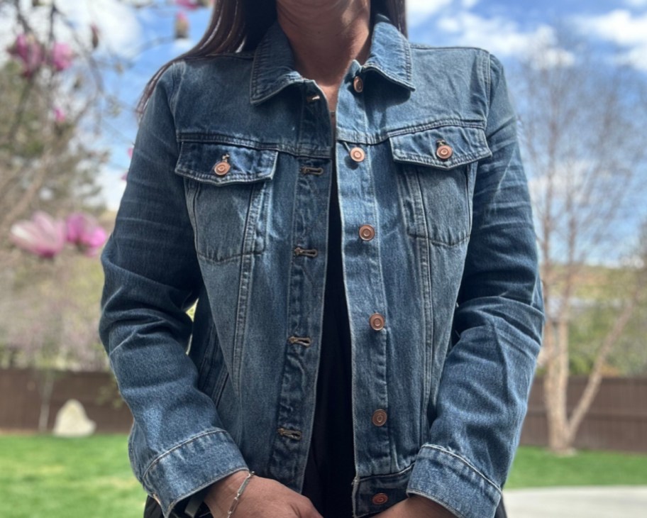 Quince Denim Jacket Just $49.90 Shipped | 75% LESS Than Designer Brands ...