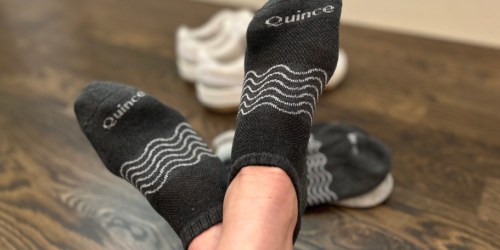Quince Ankle Socks 4-Pack JUST $24.90 Shipped (Bombas Alternative for 50% Less!)