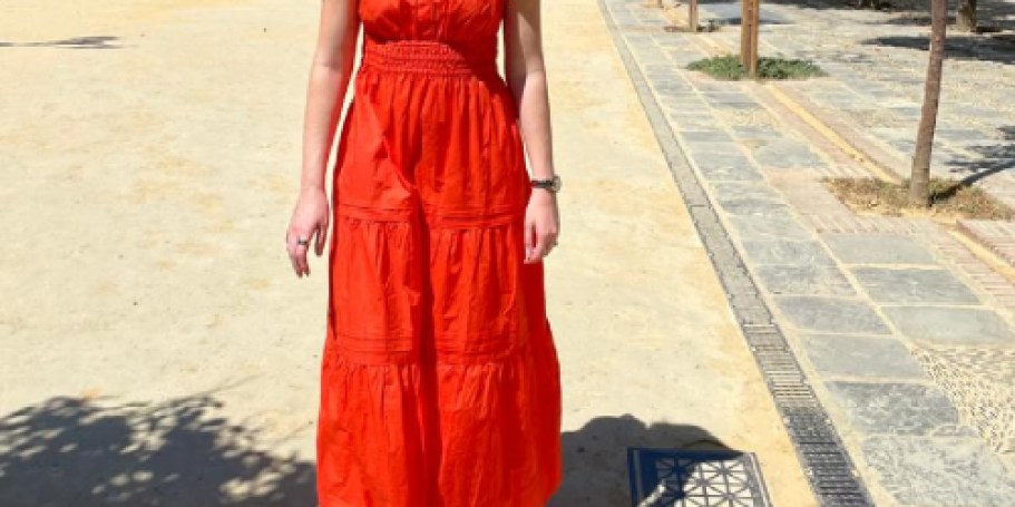 Quince Organic Cotton Maxi Dress w/ Pockets JUST $69.90 Shipped | Get The Anthro Look for Less
