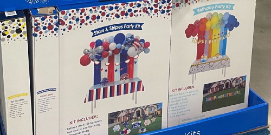Sam’s Club Party Decorating Kits Only $19.98 (Includes Yard Sign, Balloon Arch, & More)