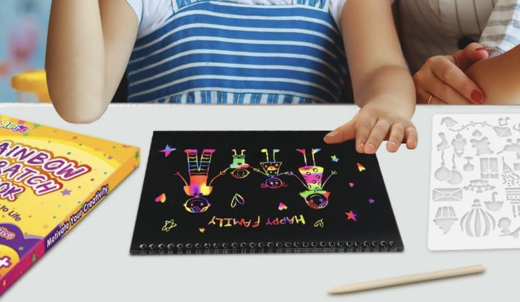 Rainbow Scratch Art Notebook Sets Just $6.49 on Amazon