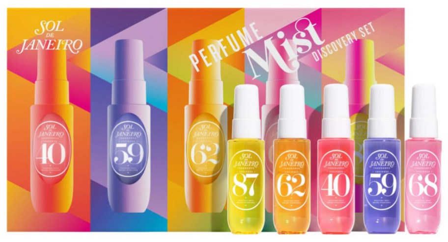  stock image of Sol de Janeiro Perfume Mist Discovery Set