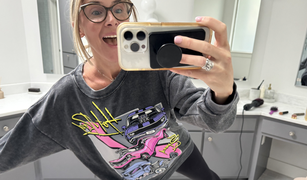 Walmart Washed Graphic Sweatshirts JUST $14.98 (Collin’s New Fave!)