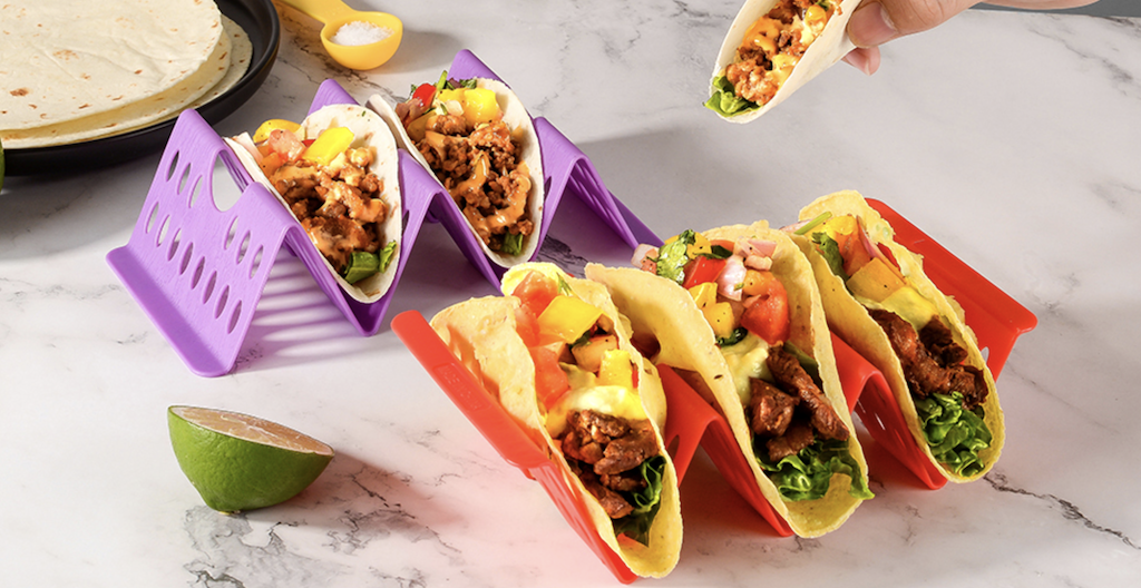 Taco Holder 6-Pack w/ Measuring Spoons Only $6.98 on Amazon – Great Reviews!